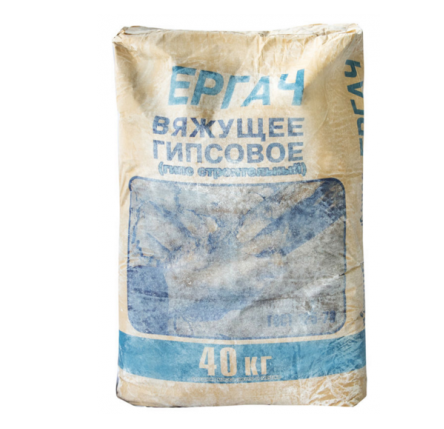 Гипс строительный Г-5, Ергач, 40кг (алебастр)