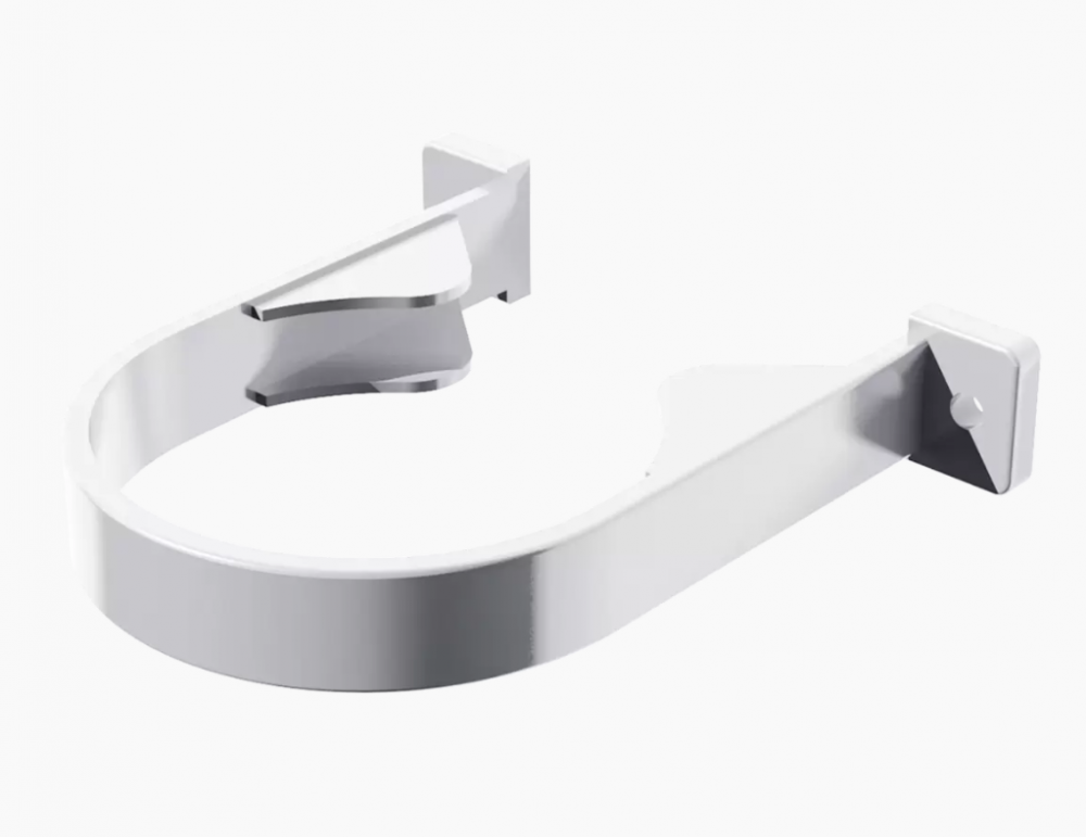 Хомут трубыТН ПВХ белый