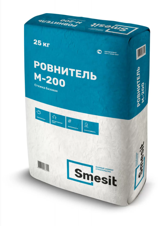 Стяжка пола Smesit М-200, 25кг