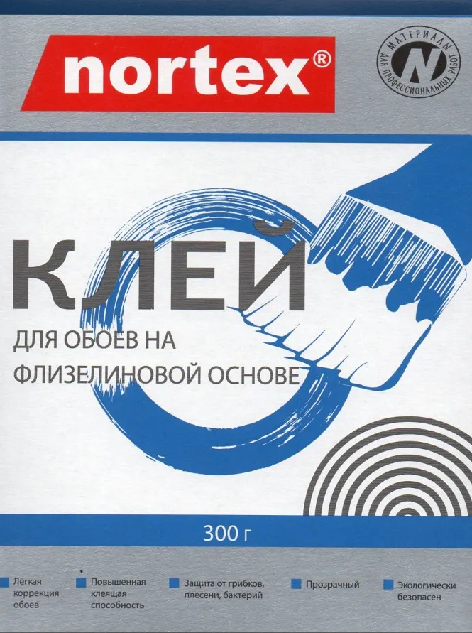 Клей для флизелиновых обоев Nortex
