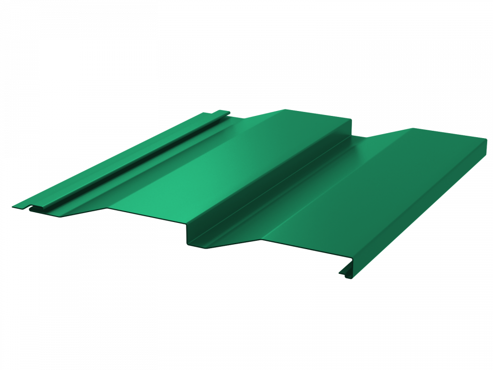 Сайдинг кораб доска 228/255 0.5 RAL6029 зеленая мята