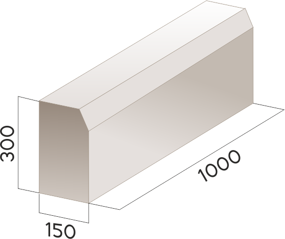 Бордюр БР 100.30.15