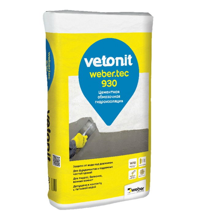 Смесь гидроизоляционная Vetonit Tec 930, 20 кг