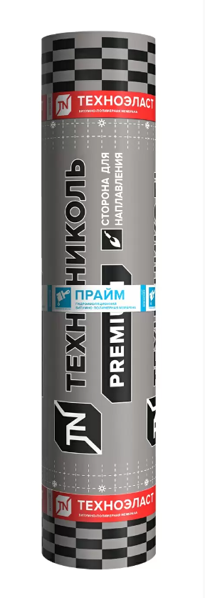 Техноэласт Прайм ЭММ (1*10м), полиэстр, безогневая укладка (30 рул/палл)