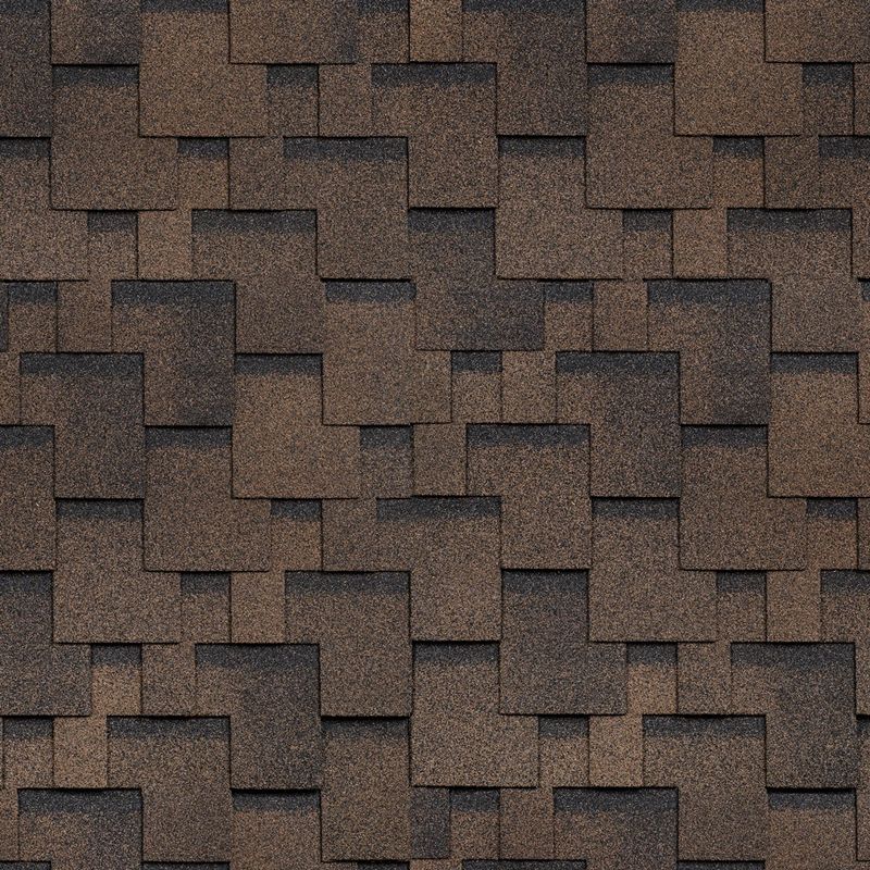 Черепица гибкая Shinglas Финская Аккорд коричневая 3 м²