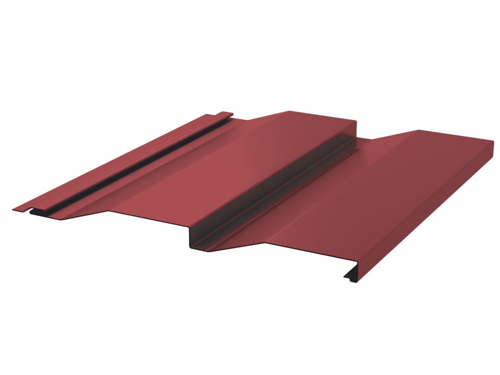 Сайдинг кораб доска 228/255 0.5 RAL3011 коричнево-красный