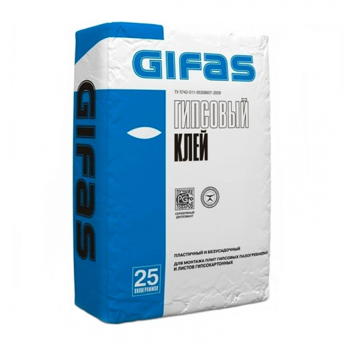Клей гипсовый Gifas 25 кг