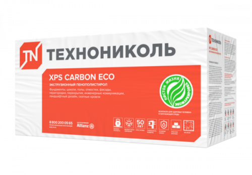 XPS ТЕХНОНИКОЛЬ CARBON ЕСО 1180х580х50 мм (8 плит; 0,27376 куб.м)
