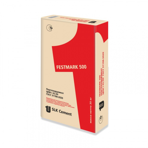 Цемент ЦЕМ I 42,5Н ПЦ-500 Д0, Сухой лог, 35 кг