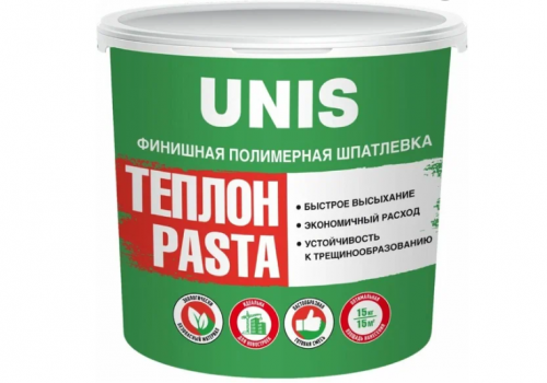 Шпатлевка полимерная UNIS Pasta ТЕПЛОН, 5кг