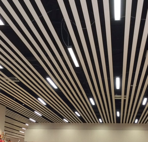 Реечный потолок S-образный Франц. дизайн ш. 100мм Бежевый