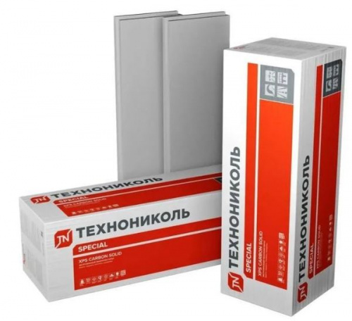 XPS ТЕХНОНИКОЛЬ CARBON SOLID 500 2400х600х50-L "Тип А" (8 плит,0,576 куб.м)