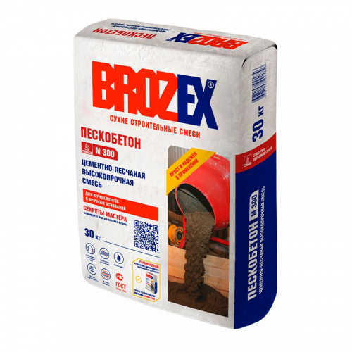 Смесь Brozex пескобетон М-300, 30 кг